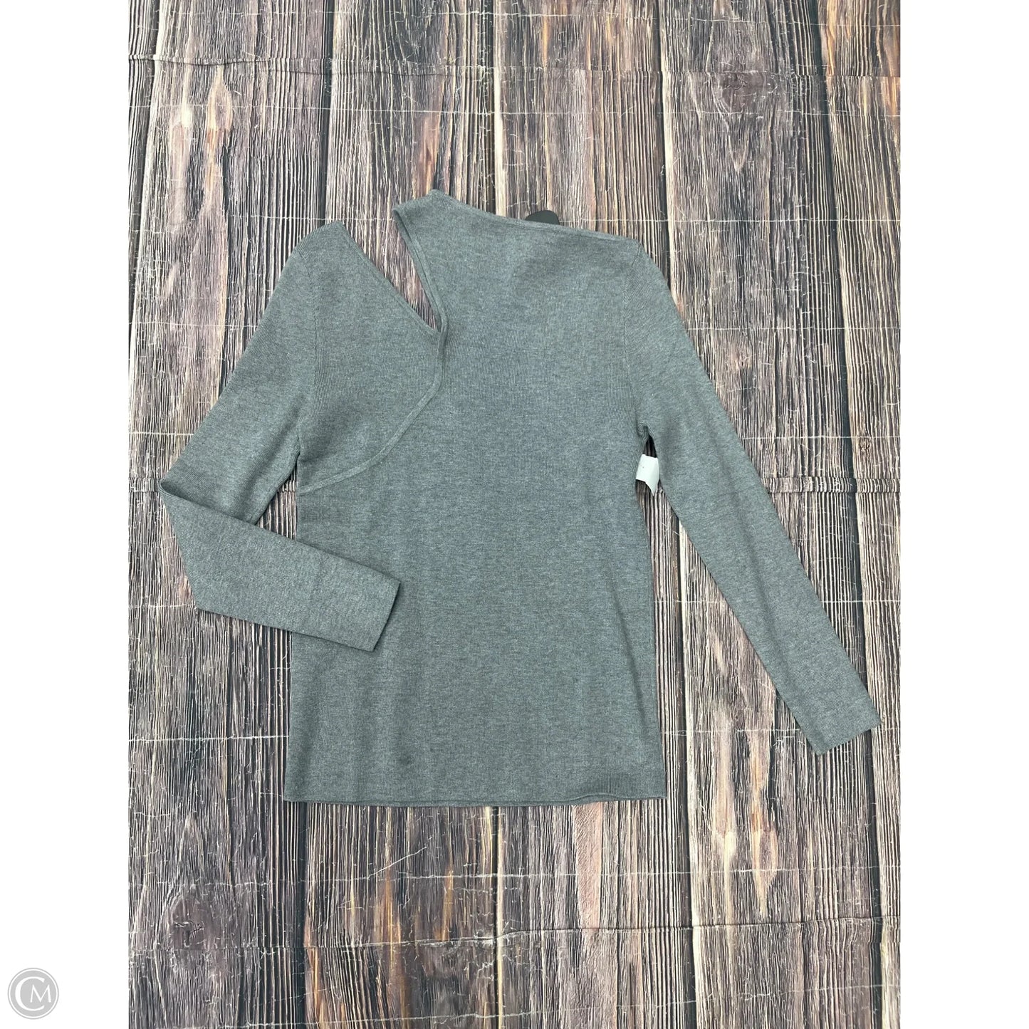 Sweater By Clothes Mentor In Grey, Size: L
