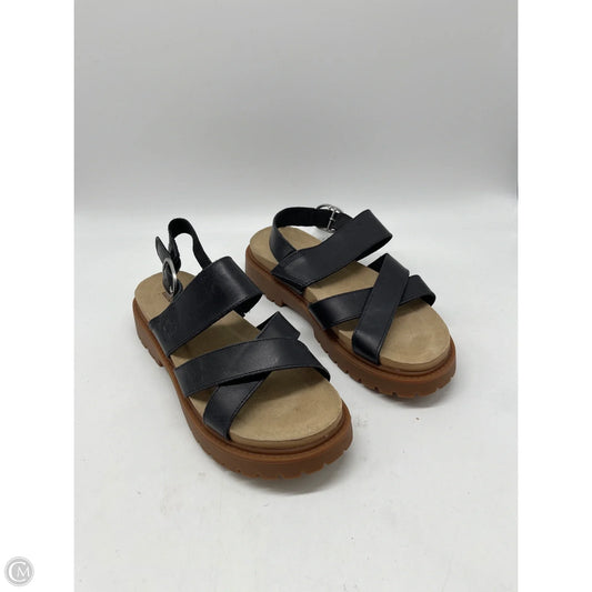 Sandals Flats By Timberland In Black & Brown, Size: 7