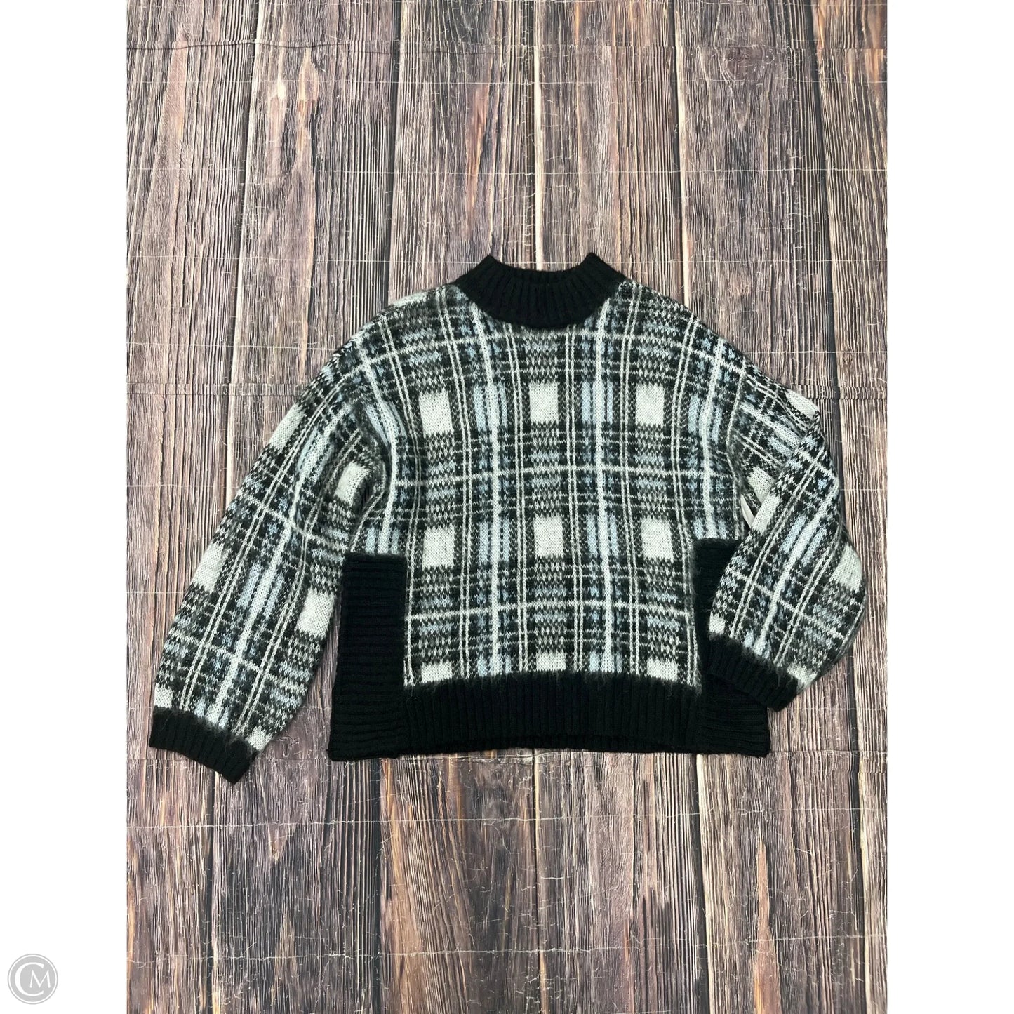 Sweater By Nine West In Grey, Size: L