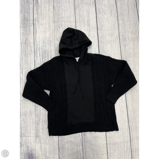 Sweatshirt Hoodie By Liz Claiborne In Black, Size: Xl