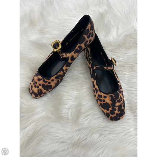 Shoes Flats By H&m In Animal Print, Size: 10