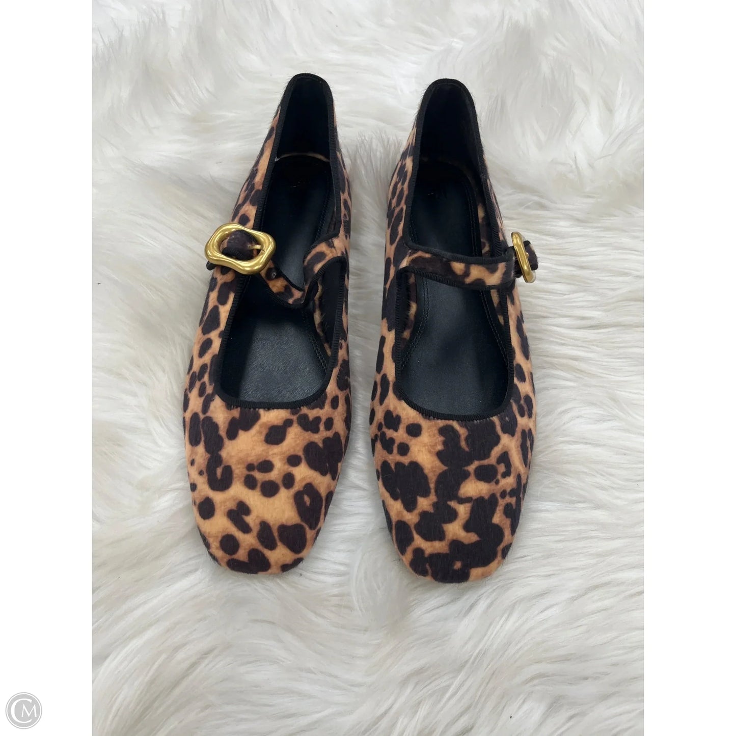 Shoes Flats By H&m In Animal Print, Size: 10