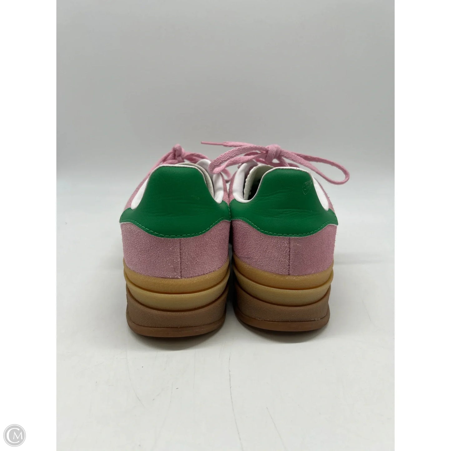 Shoes Sneakers By Adidas In Green & Pink, Size: 8