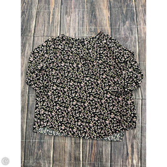 Top Long Sleeve By Torrid In Black, Size: 4x