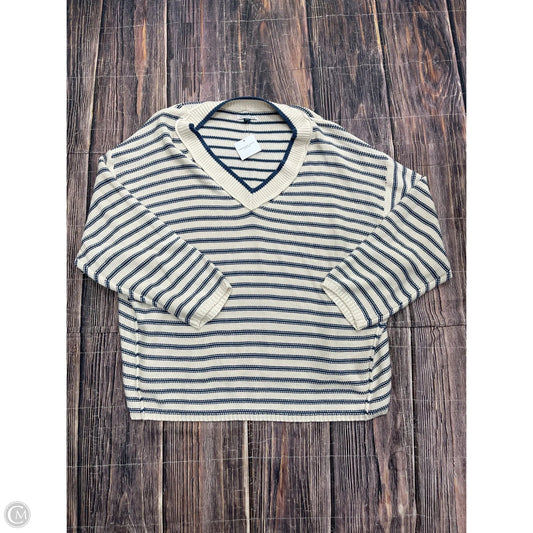 Sweater By American Eagle In Blue & White, Size: 1x