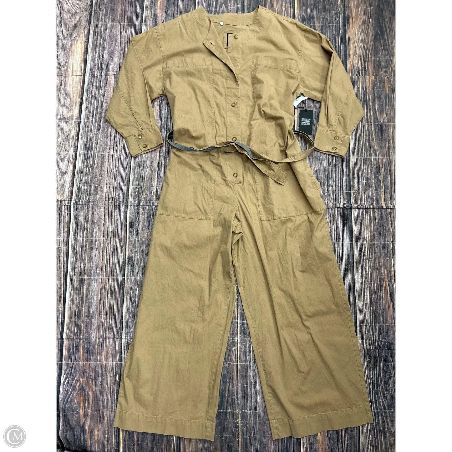 Jumpsuit By Abercrombie And Fitch In Tan, Size: Xl