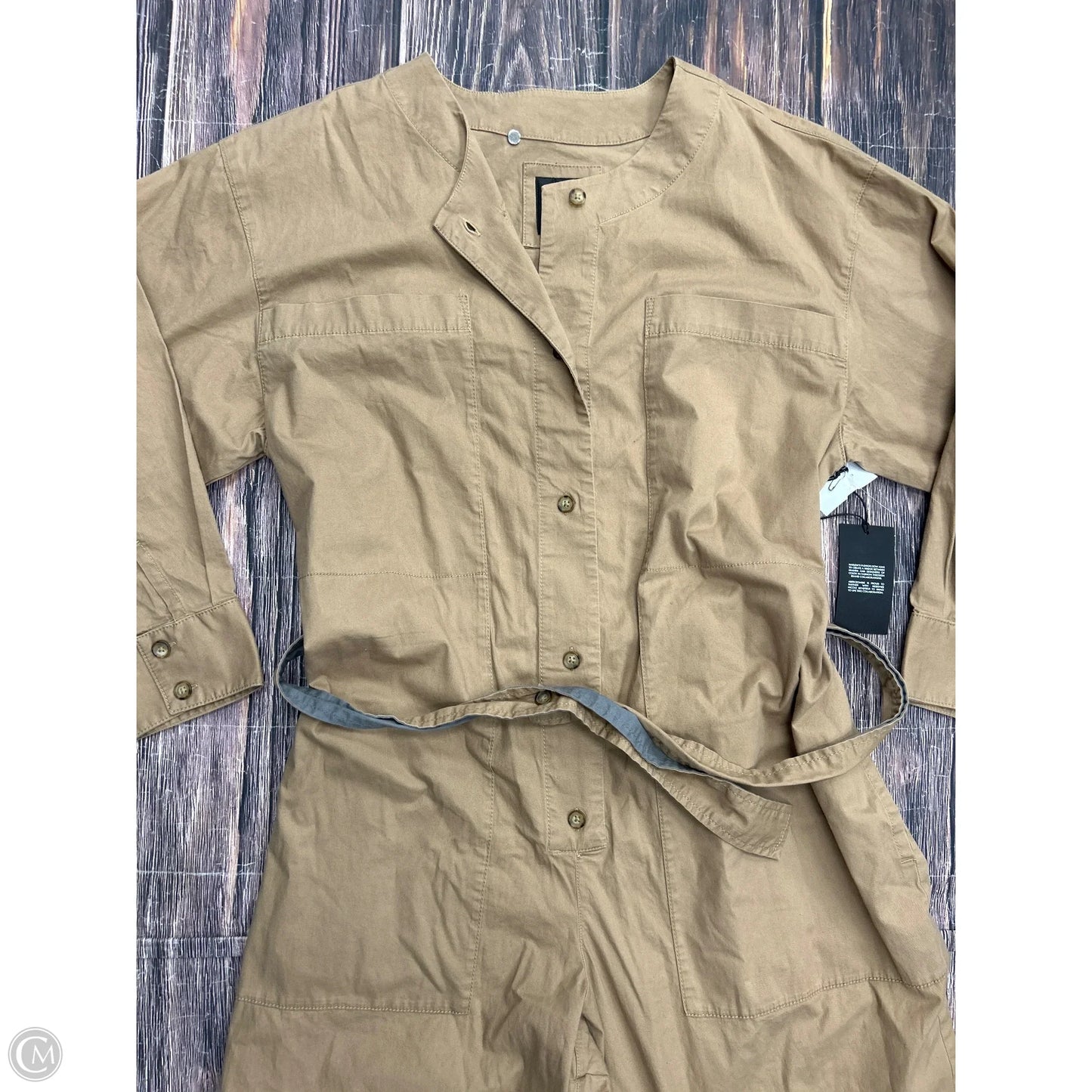 Jumpsuit By Abercrombie And Fitch In Tan, Size: Xl