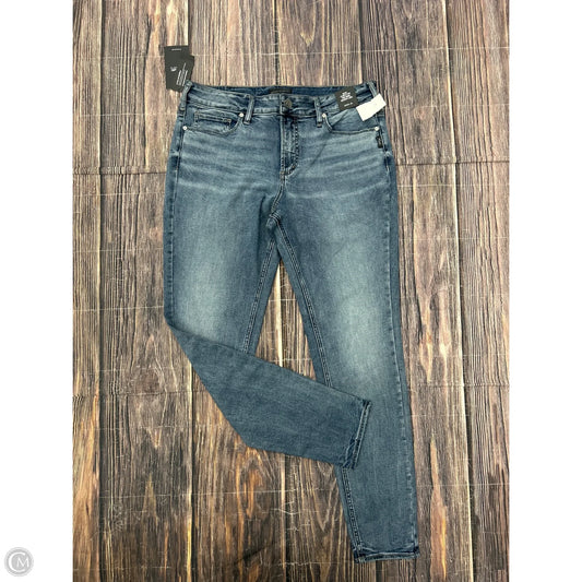 Jeans Straight By Silver In Blue Denim, Size: 12