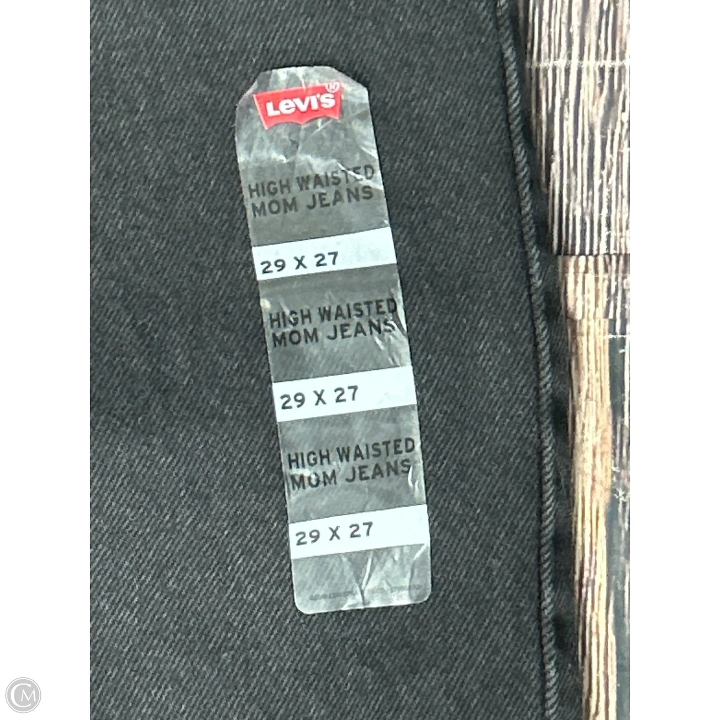 Jeans Straight By Levis In Black, Size: 8