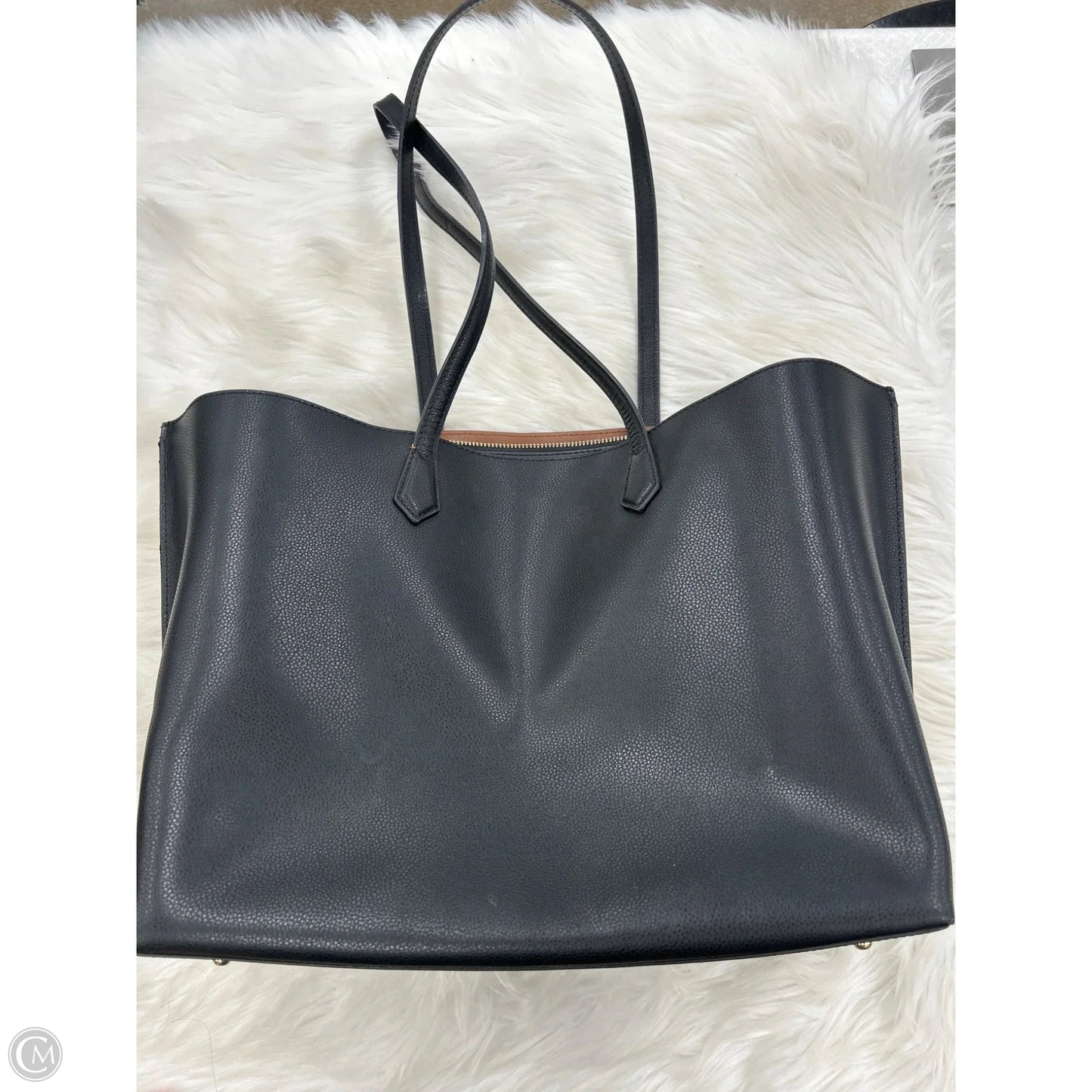 Handbag By Quince, Size: Large
