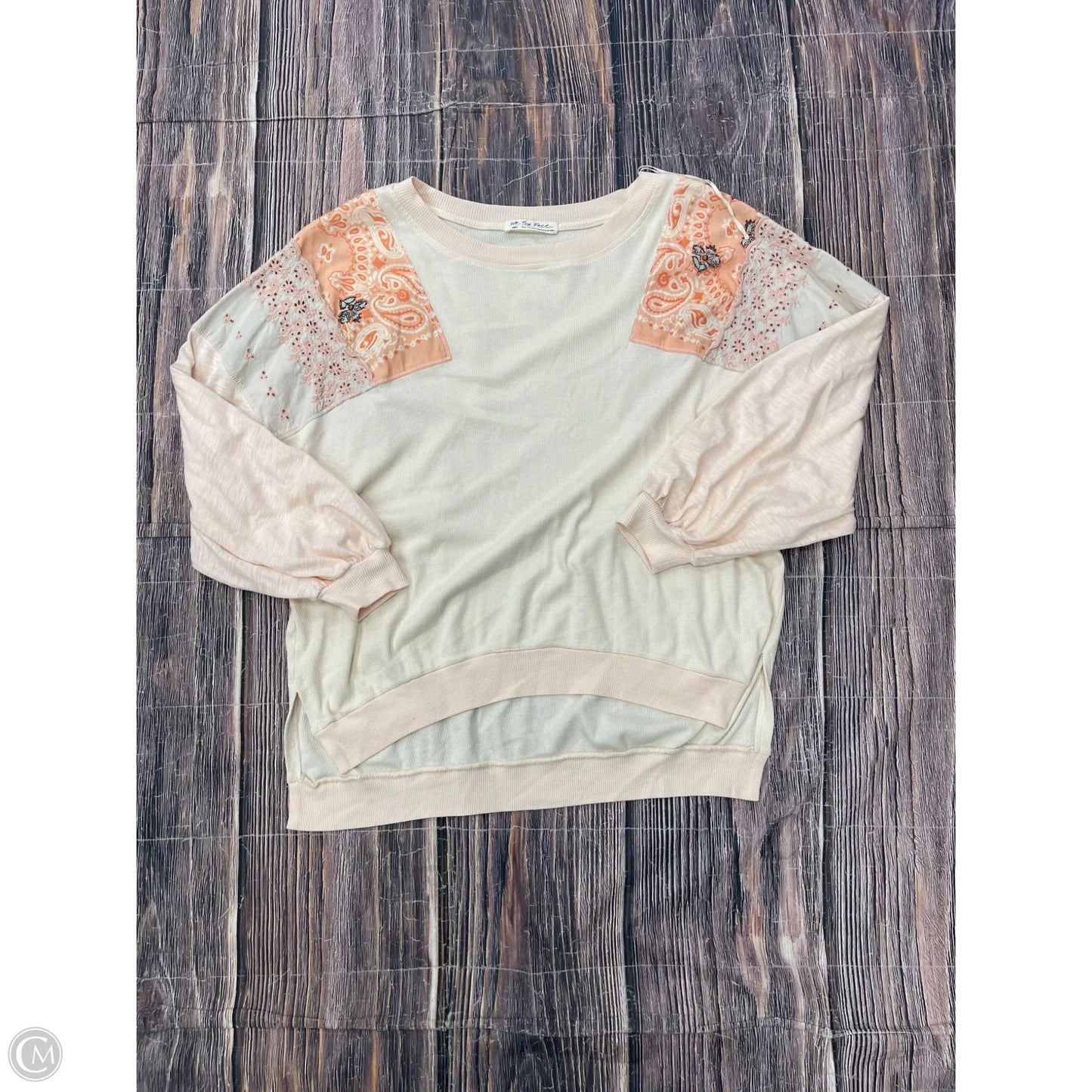 Top Long Sleeve By We The Free In Peach, Size: S