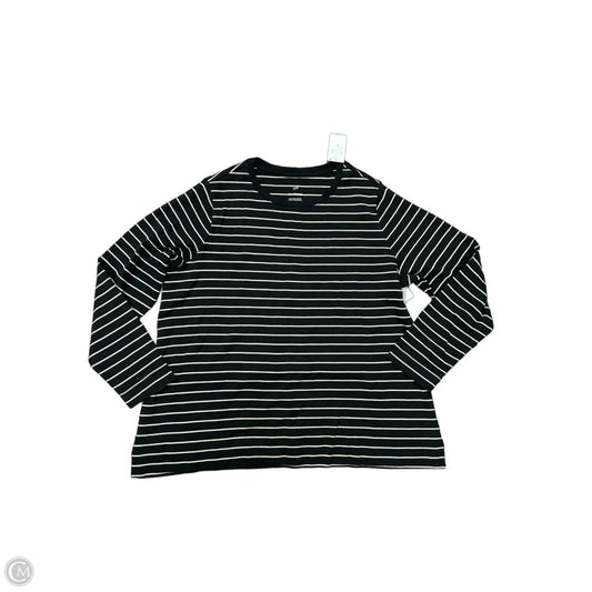 Top Long Sleeve By J. Jill In Black, Size: Xl