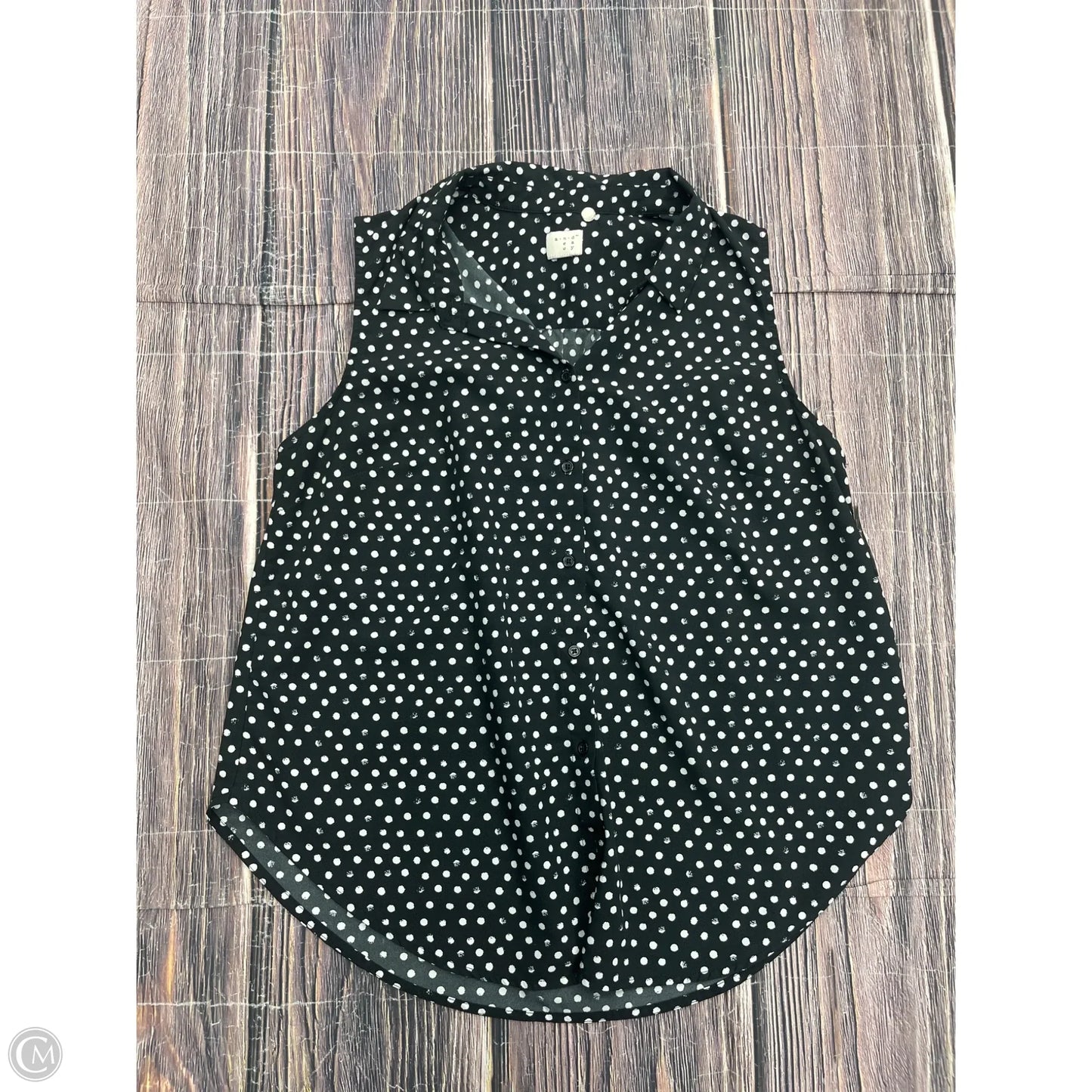 Tank Top By A New Day In Black, Size: S