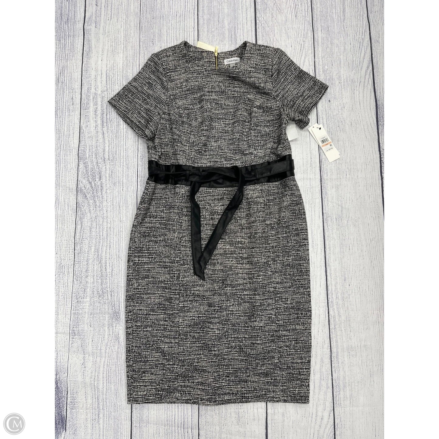 Dress Work By Calvin Klein In Black, Size: Xl