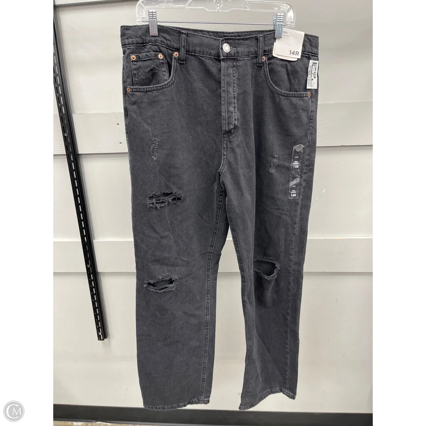 Jeans Wide Leg By Aeropostale In Black, Size: 14