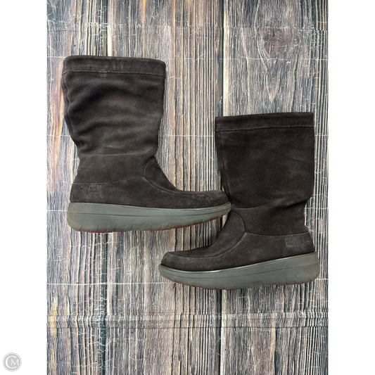 Boots Ankle Flats By Fitflop In Brown, Size: 7