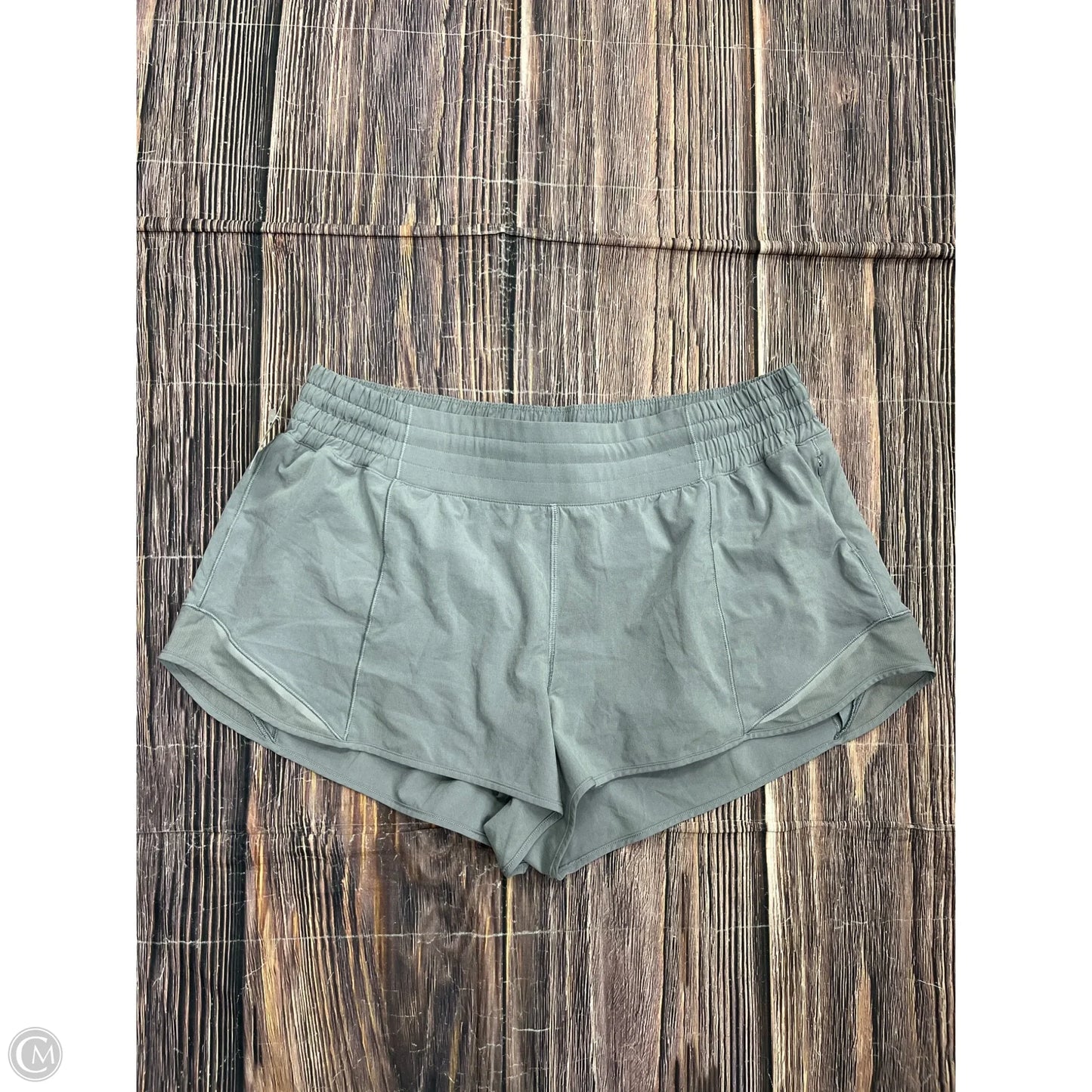 Athletic Shorts By Lululemon In Grey, Size: 14