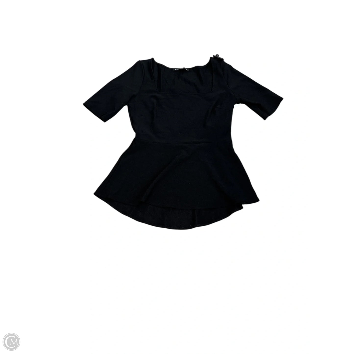 Top Short Sleeve By Boston Proper In Black, Size: S