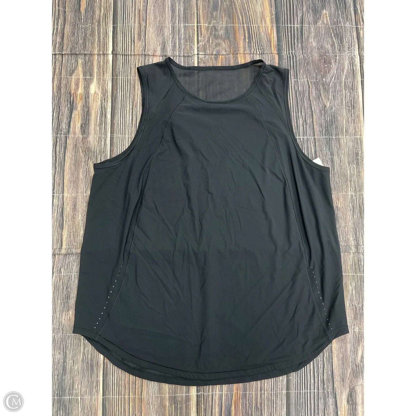 Athletic Tank Top By Lululemon In Black, Size: 12