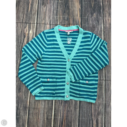Sweater Cardigan By Isaac Mizrahi Live Qvc In Blue, Size: L