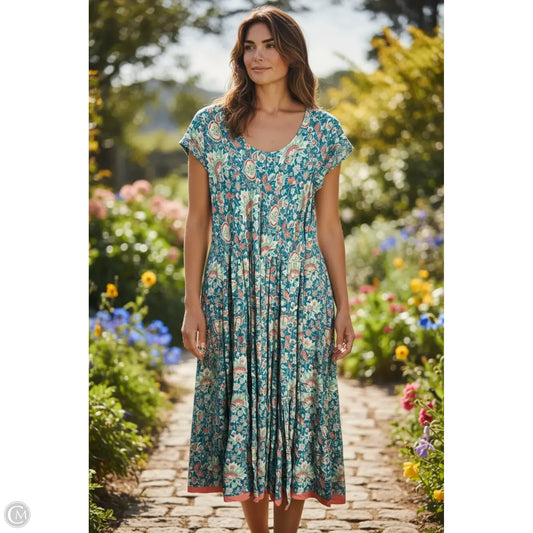 Dress Casual Maxi By Soft Surroundings In Floral Print, Size: S