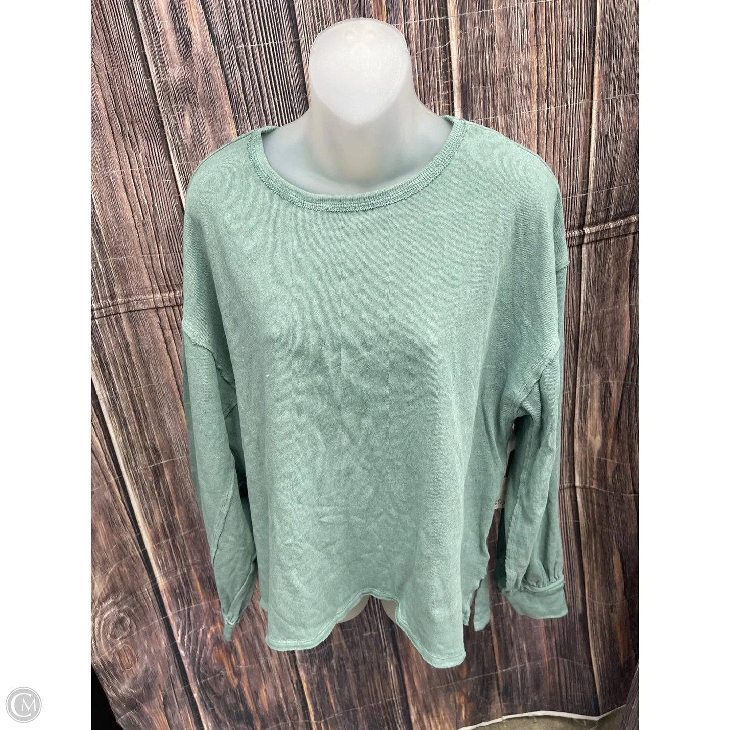 Top Long Sleeve By We The Free In Green, Size: M