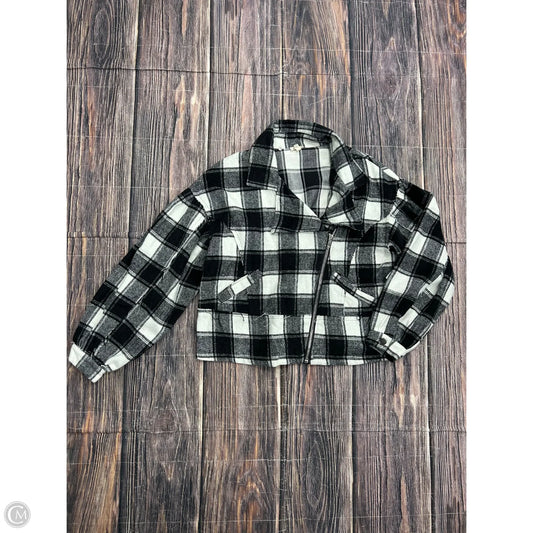 Jacket Other By Pol In Black & White, Size: S