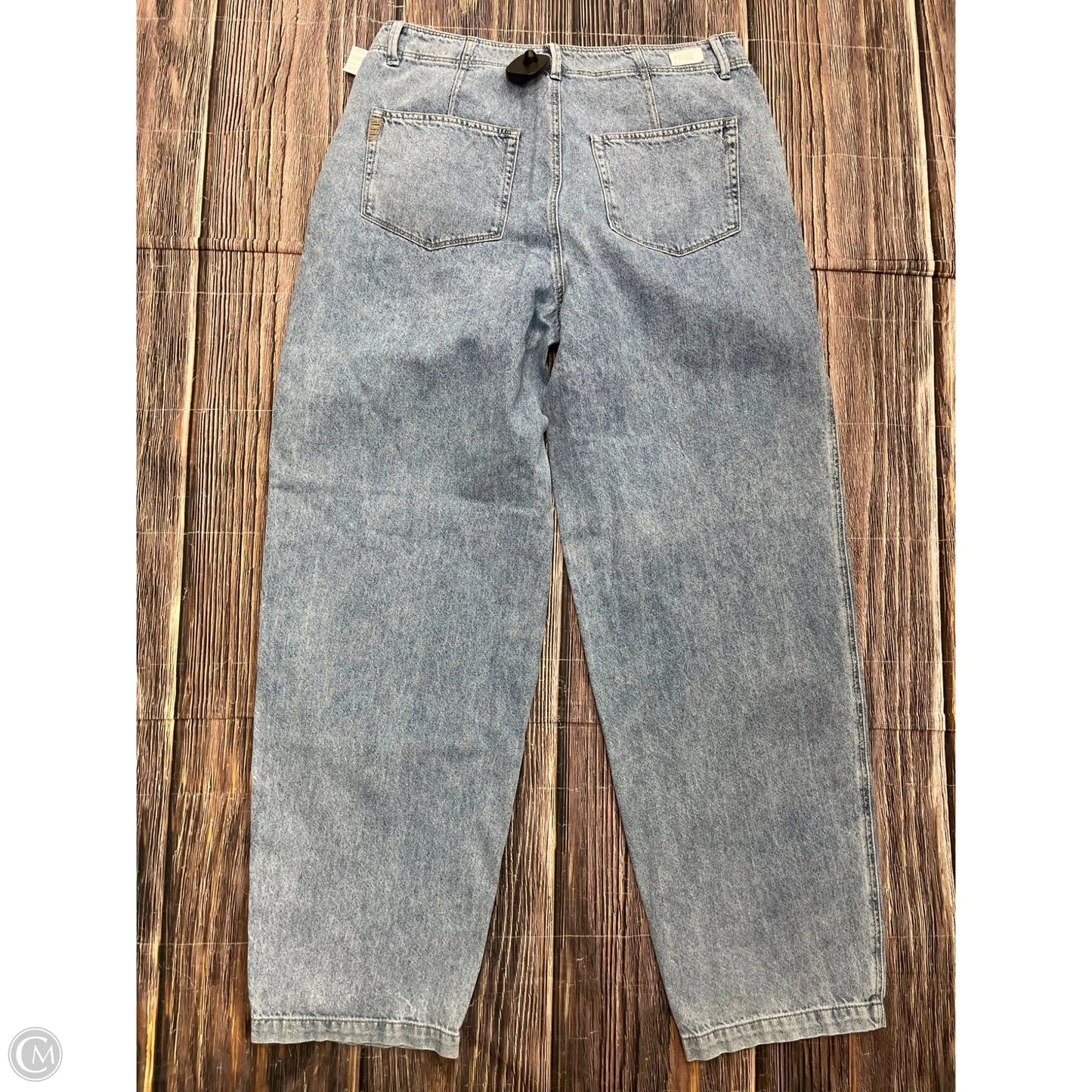Jeans Wide Leg By Paige In Blue Denim, Size: 10