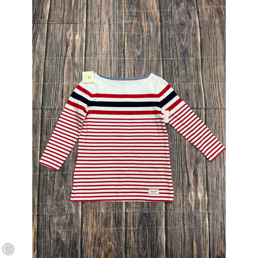 Top Long Sleeve By Talbots In Red, Size: Xs