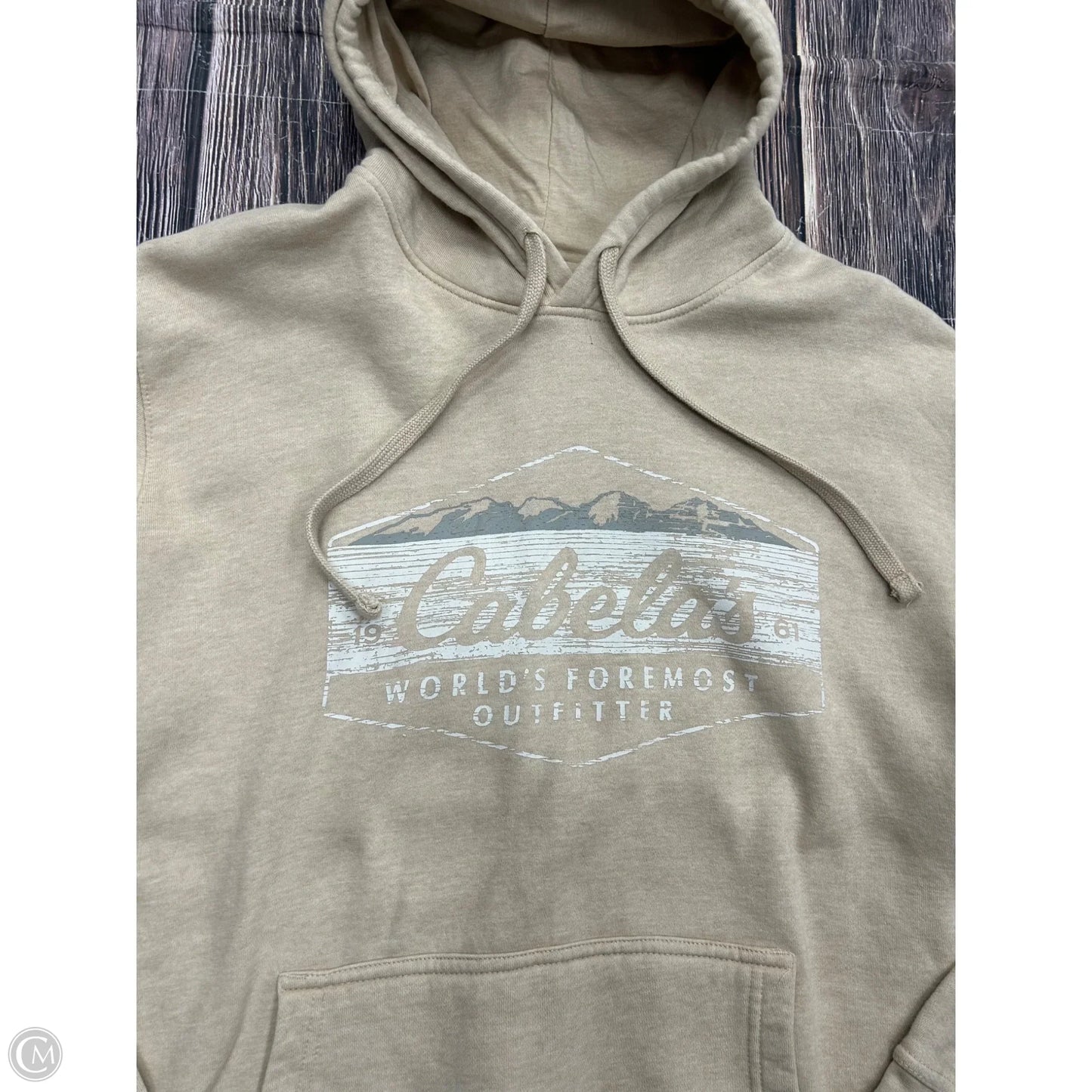 Sweatshirt Hoodie By Cabelas In Tan, Size: Xl
