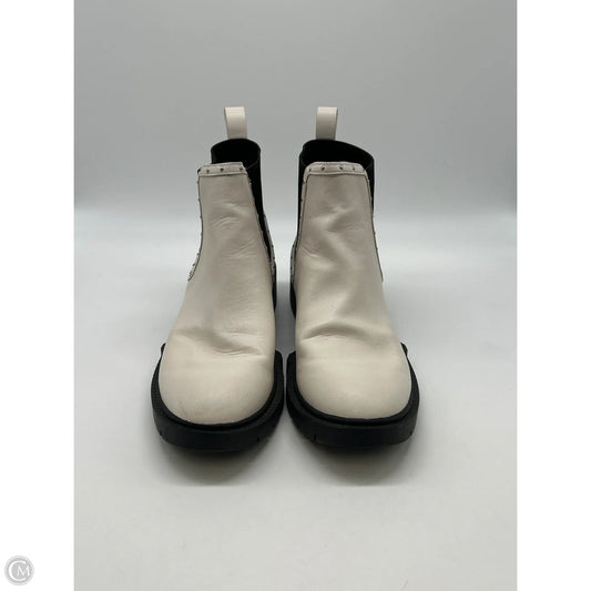 Boots Designer By Coach In White, Size: 10