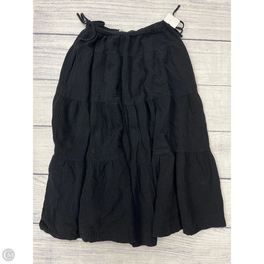 Skirt Maxi By Clothes Mentor In Black, Size: Xl