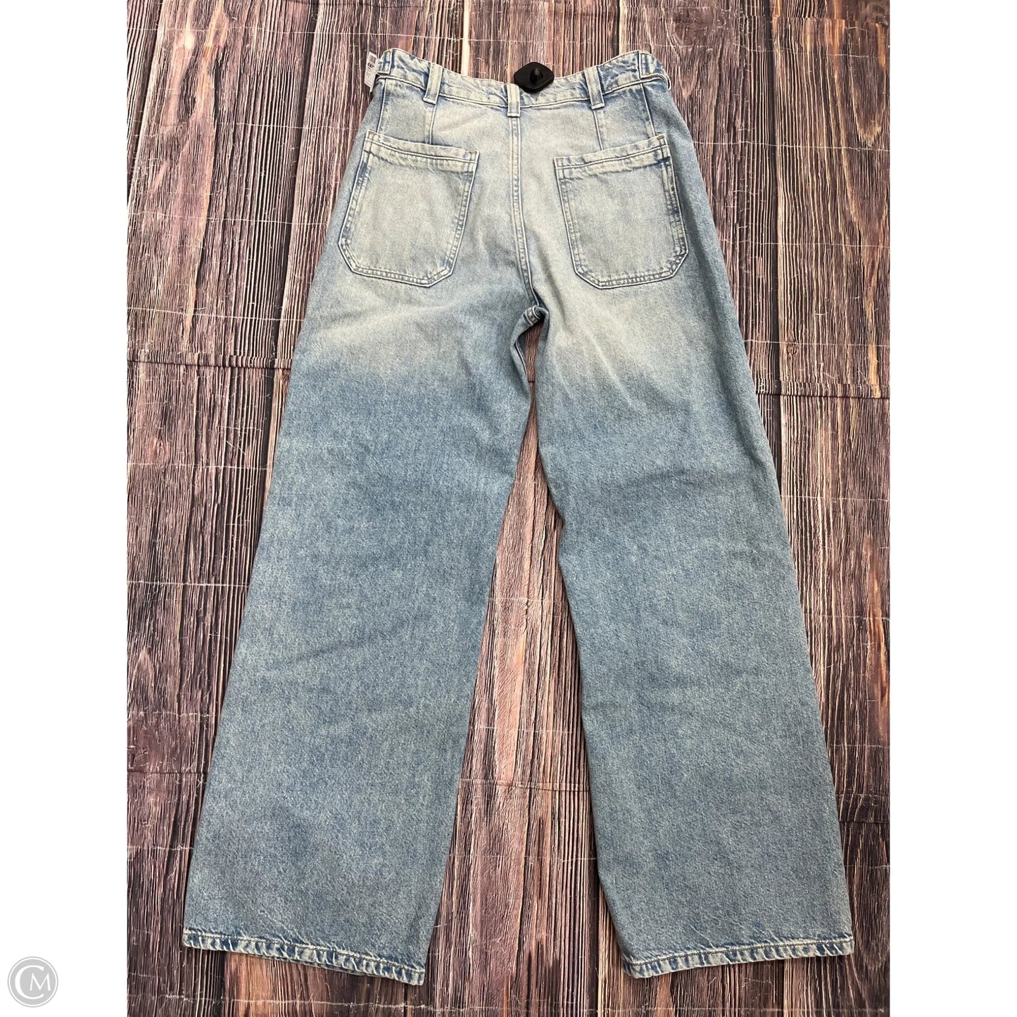 Jeans Wide Leg By We The Free In Blue Denim, Size: 2