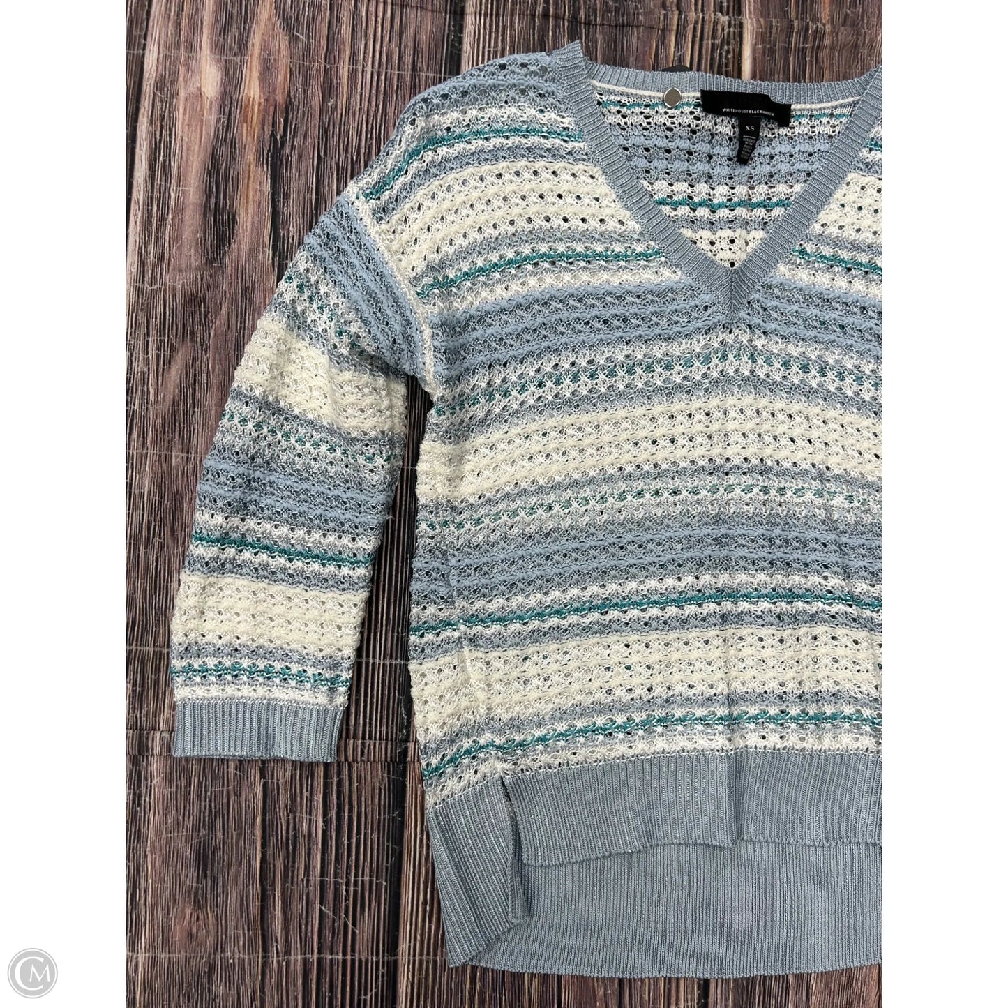Sweater By White House Black Market In Blue, Size: Xs
