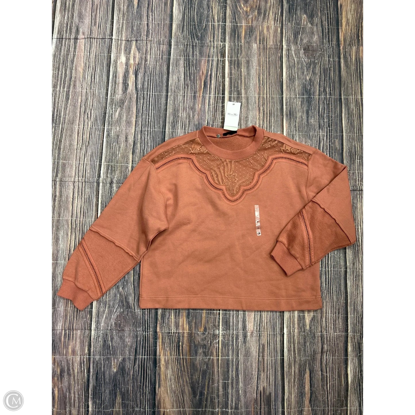 Top Long Sleeve By Miss Me In Pink, Size: M