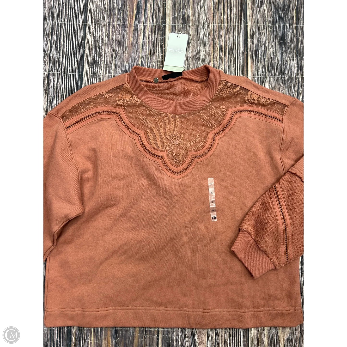 Top Long Sleeve By Miss Me In Pink, Size: M