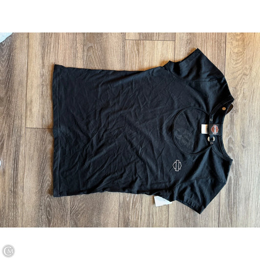 Top Short Sleeve Basic By Harley Davidson In Black, Size: Xl