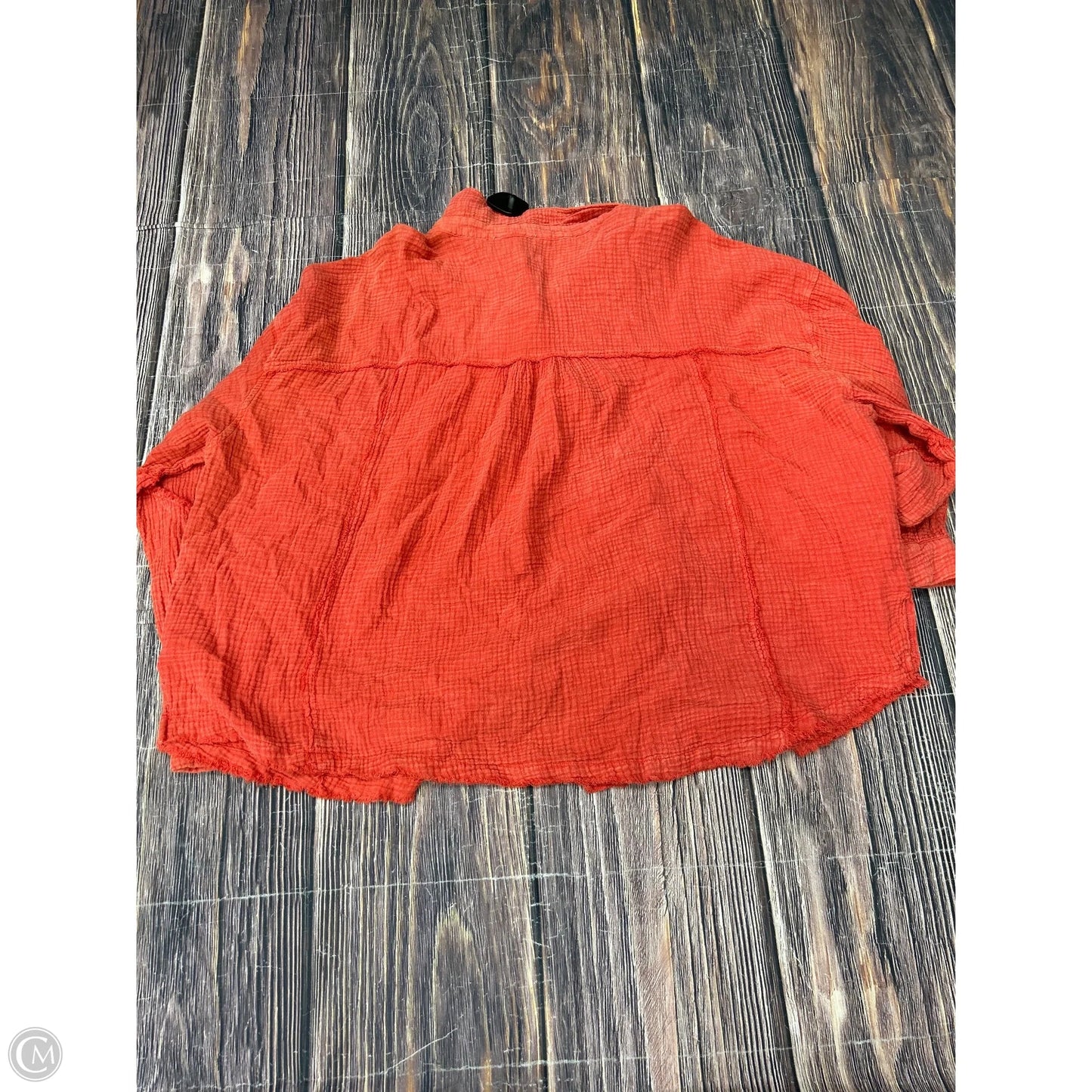 Top Long Sleeve By Easel In Red, Size: S