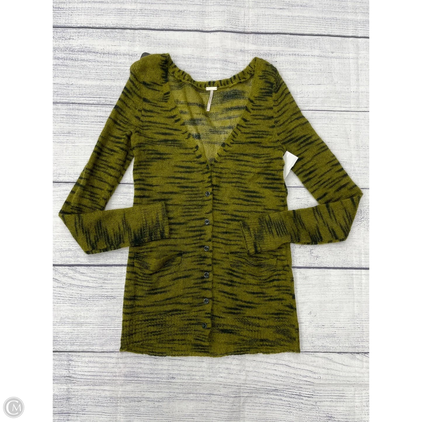 Cardigan By Free People In Green, Size: S