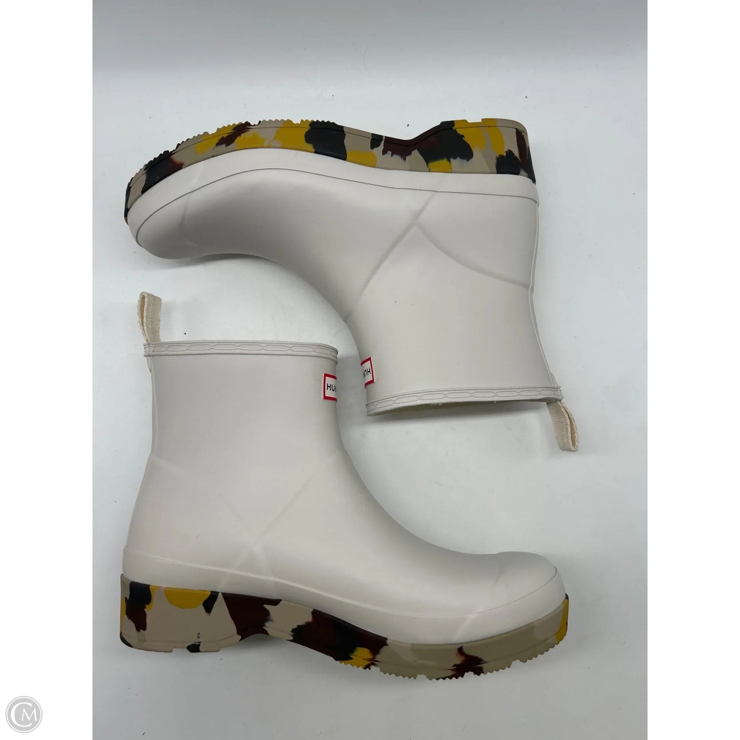 Boots Rain By Hunter In White, Size: 11