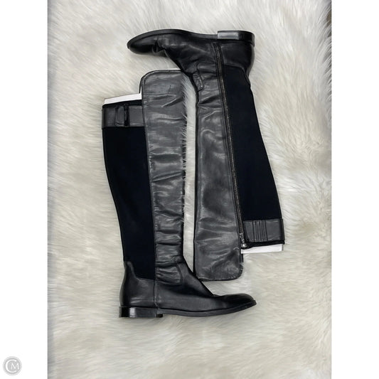 Boots Knee Flats By Calvin Klein In Black, Size: 8