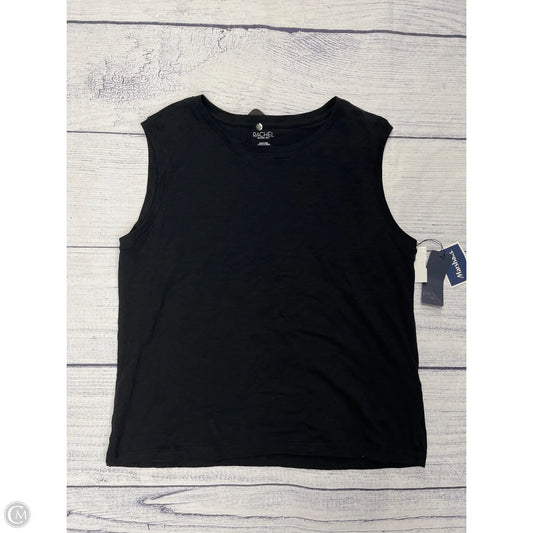 Tank Top By Rachel Roy In Black, Size: L