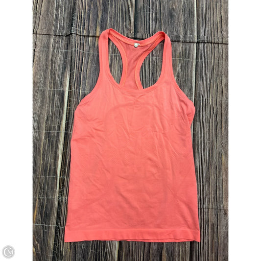 Athletic Tank Top By Lululemon In Pink, Size: 8
