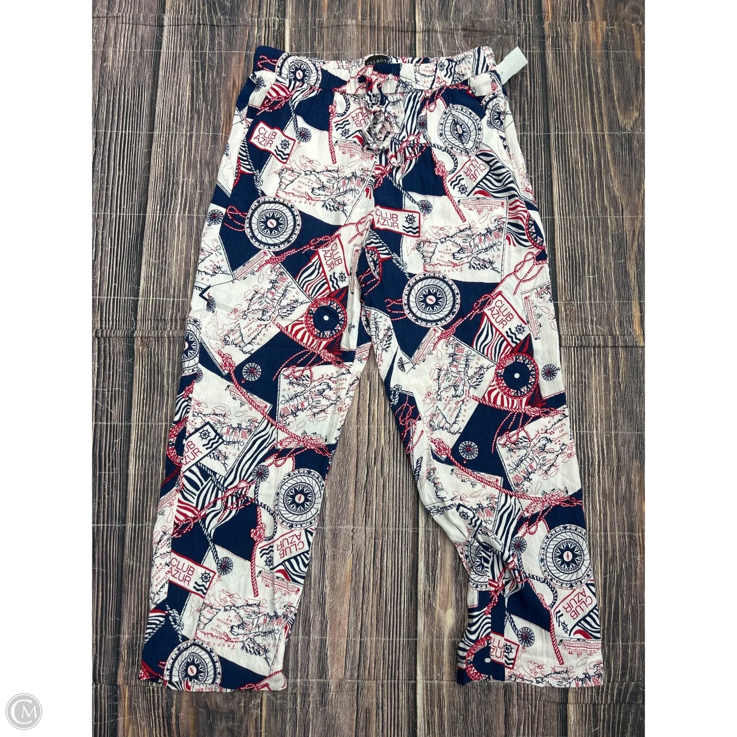 Pants Other By Talbots In Blue & Red & White, Size: S