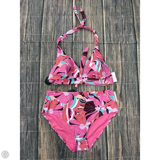 Swimsuit 2pc By Maurices In Pink, Size: L