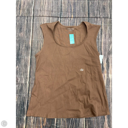 Tank Top By Maurices In Brown, Size: 1x