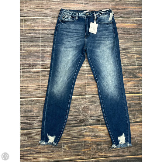 Jeans Skinny By Kancan In Blue Denim, Size: 8
