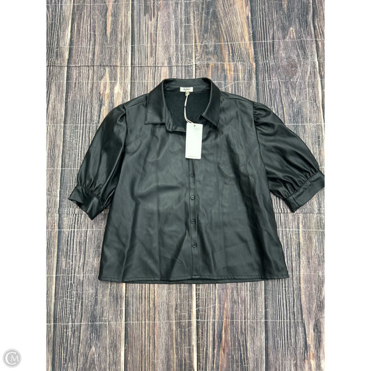 Jacket Shirt By Dylan In Black, Size: M
