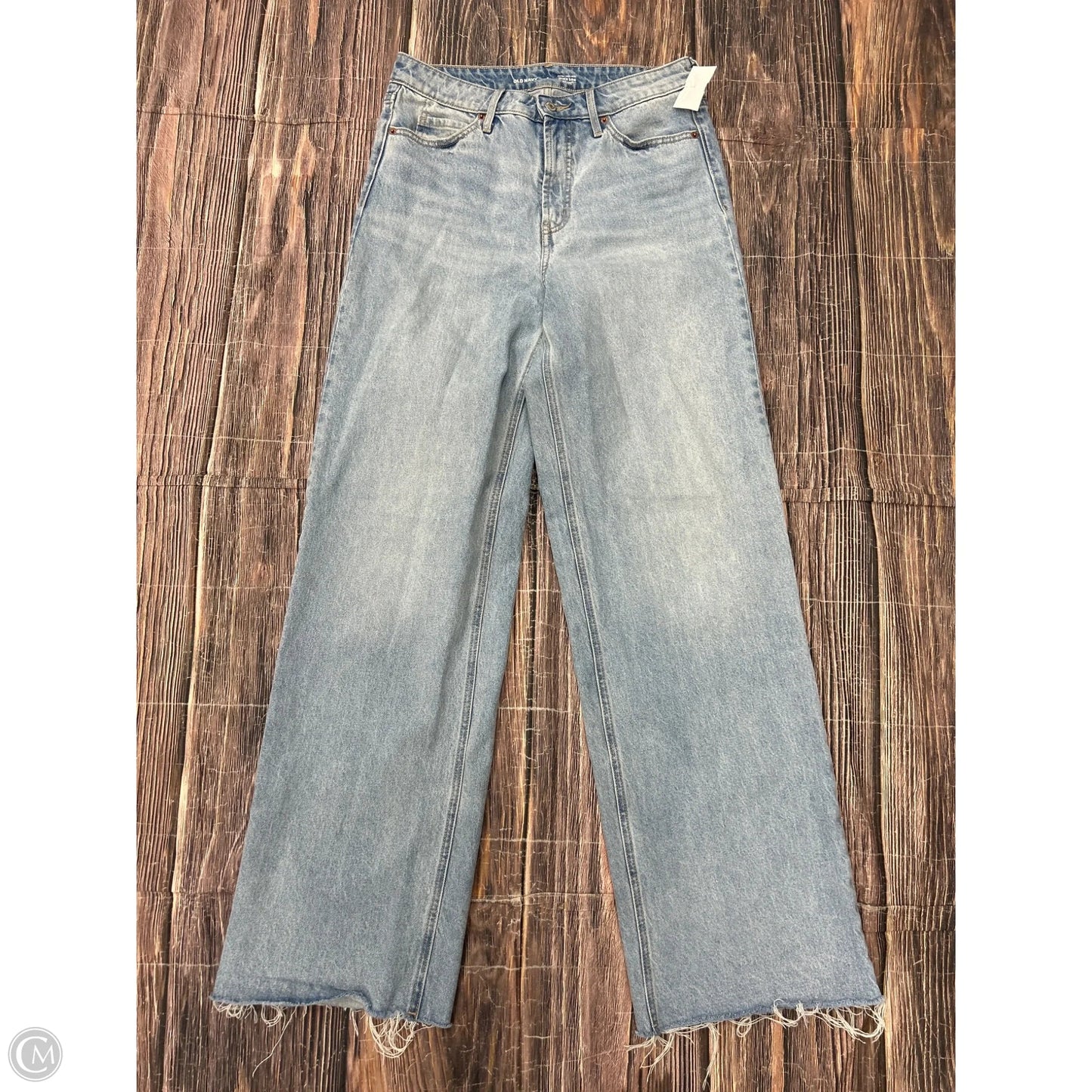 Jeans Wide Leg By Old Navy In Blue Denim, Size: 6