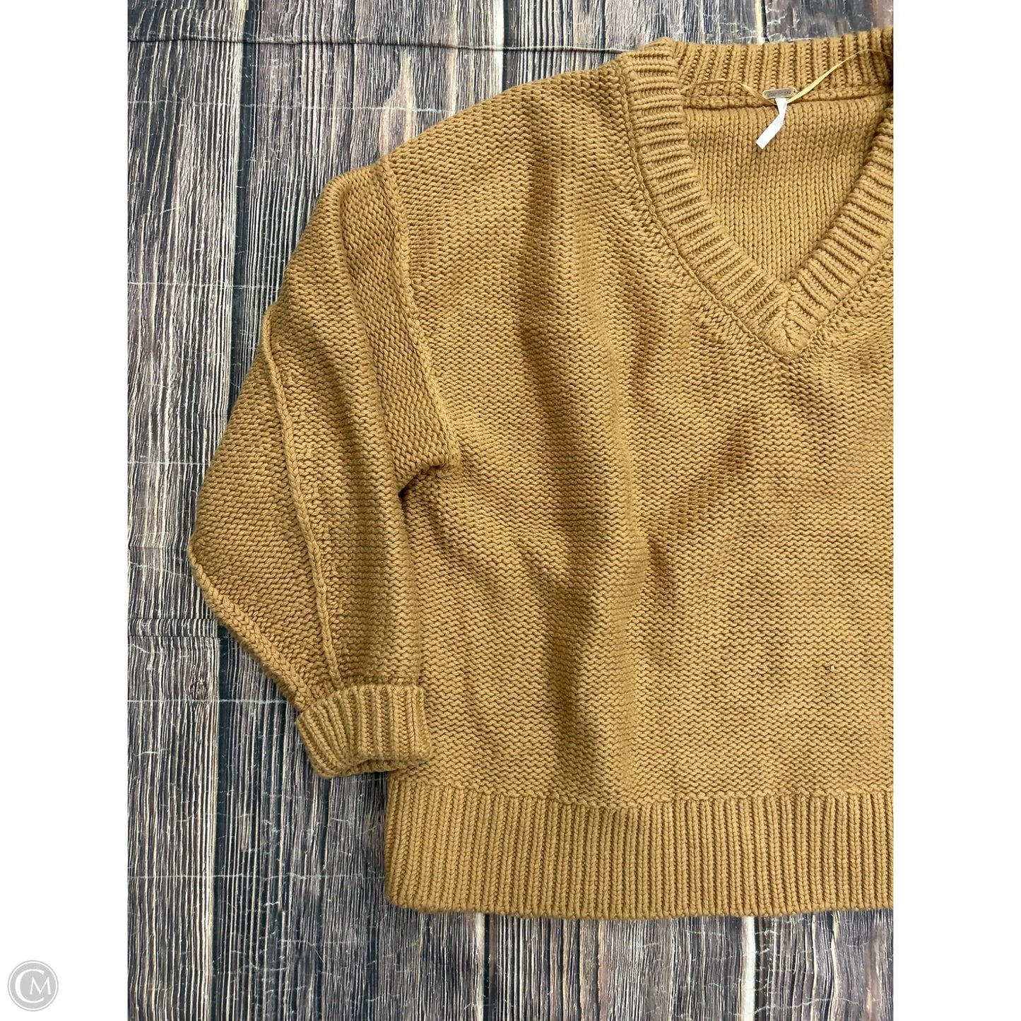 Sweater By Free People In Tan, Size: Xs